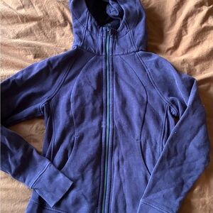 Lululemon egglplant purple Zip-Up Hoodie